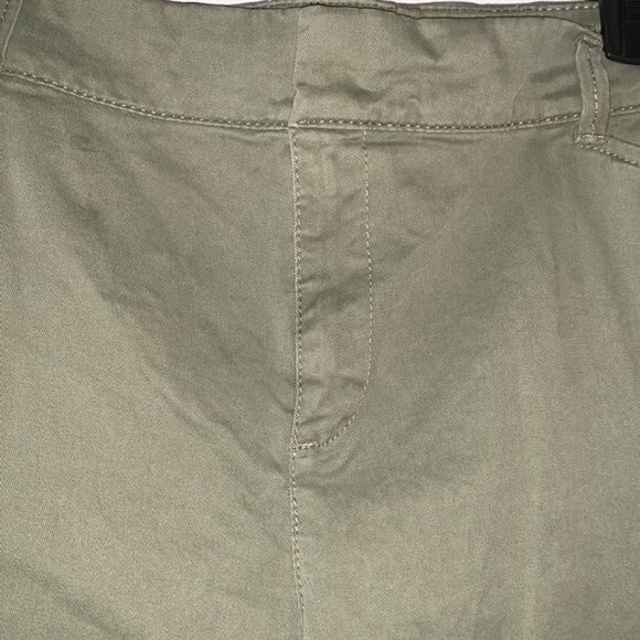 Old Navy Womens Khaki Pants Size 16 Standard Regular Cotton Stretch - Picture 3 of 9